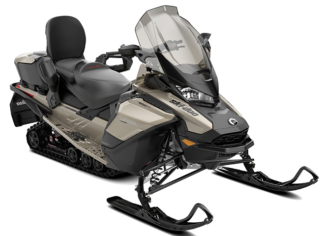 Ski-Doo Grand Touring Limited Rotax 900 ACE Titane liquide ultime / Noir carbone 2022