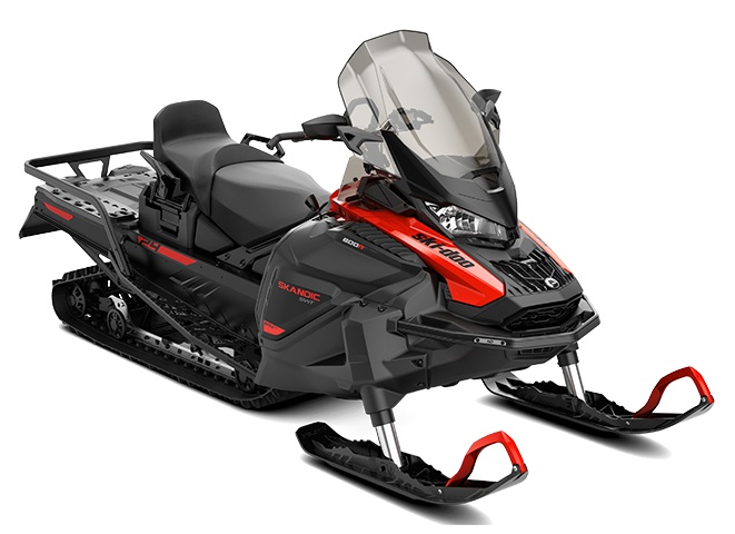 2022 Ski-Doo Skandic SWT Rotax 600R E-TEC Lava Red / Black