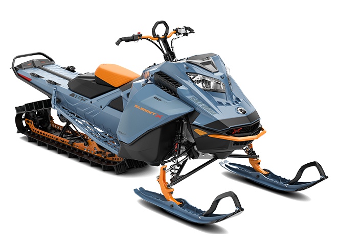 2022 Ski-Doo Summit X Rotax 850 E-TEC Ultimate Scandinavian Blue / Orange Crush