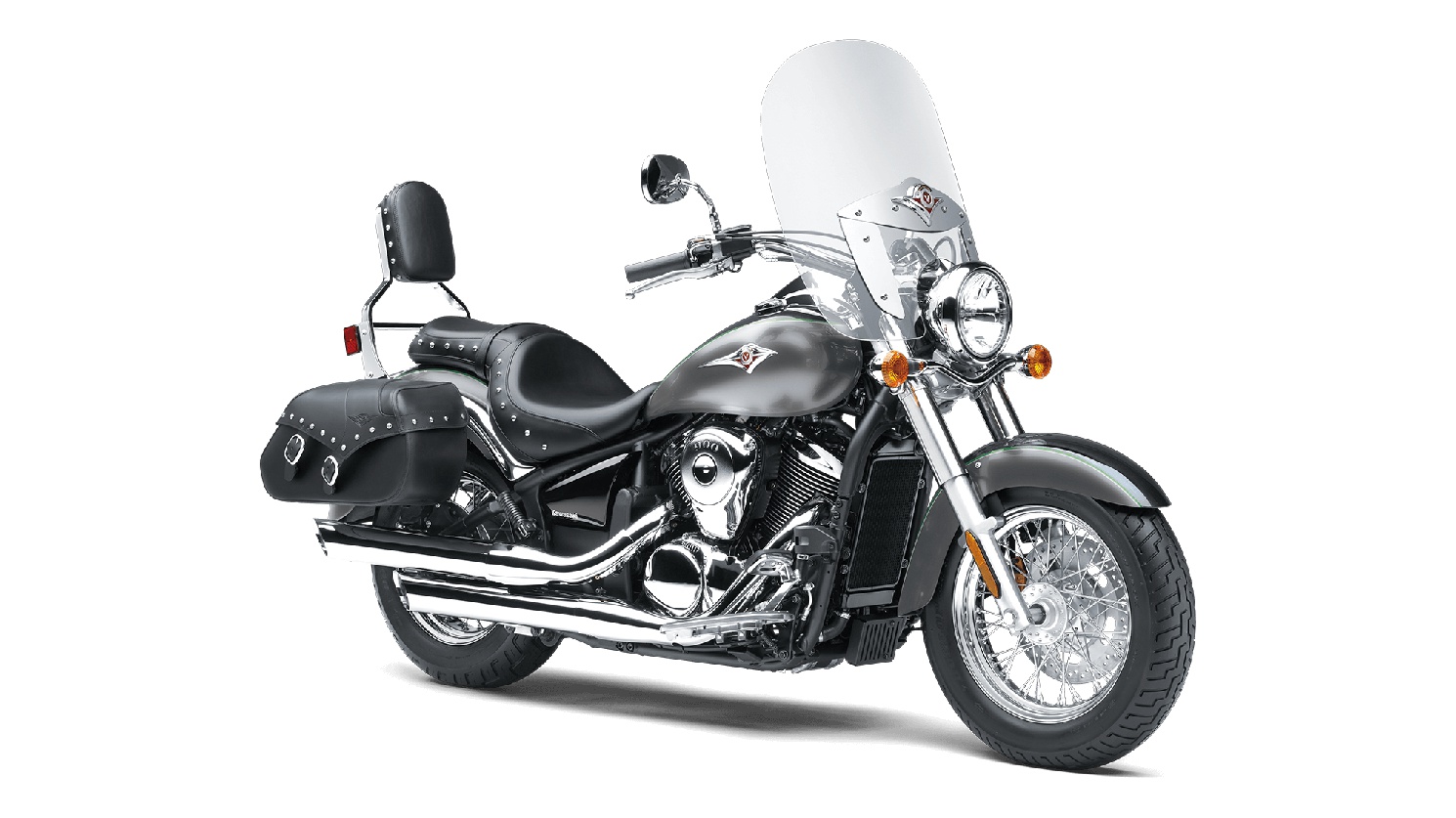 Kawasaki VULCAN 900 CLASSIC LT Argent Furtif Métallisé/Gris Carbone Métallisé 2020