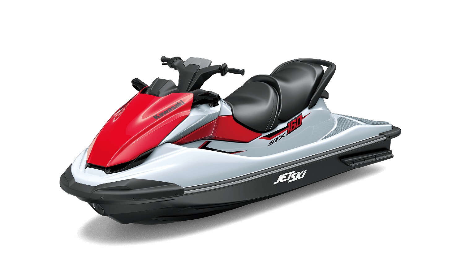 2021 Kawasaki JET SKI STX 160 Crystal White / Sunbeam Red