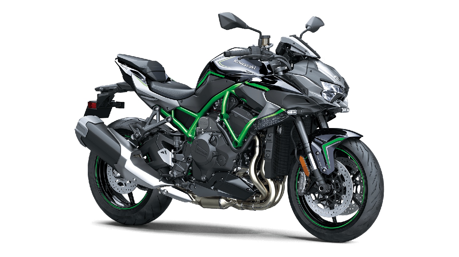 2020 Kawasaki Z H2 Metallic Spark Black/Metallic Graphite Gray/Mirror Coated Spark Black