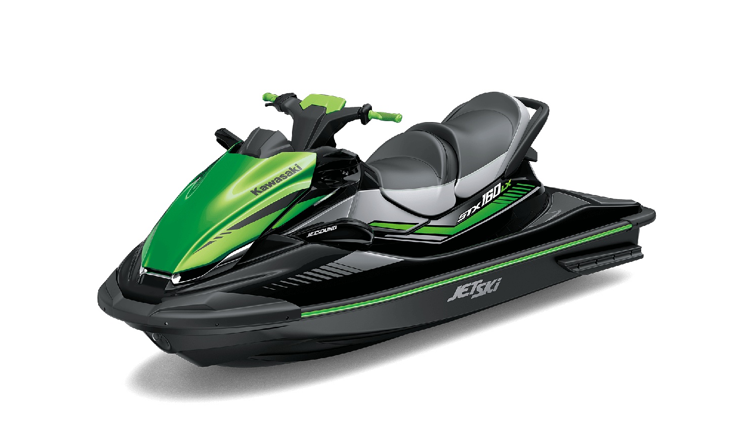 2021 Kawasaki JET SKI STX 160LX Ebony / Candy Lime Green
