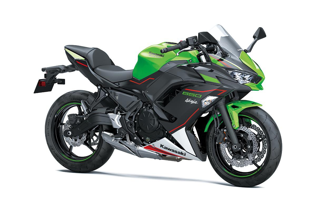 Kawasaki NINJA 650 ABS KRT Lime Green / Ebony Blizzard White for sale in Ile-des-Chenes - Adventure Power Products