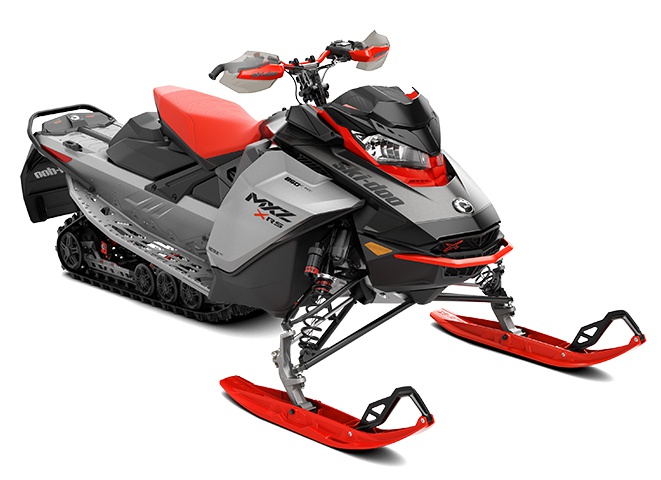 2022 Ski-Doo MXZ X-RS Rotax 600R E-TEC Hyper Silver / Carbon Black