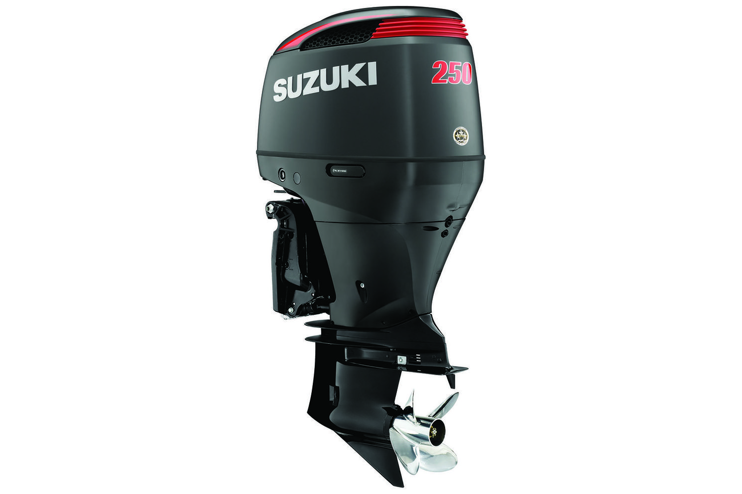 Suzuki DF250SS 25" Shaft Length. PTT Matte Black 2020