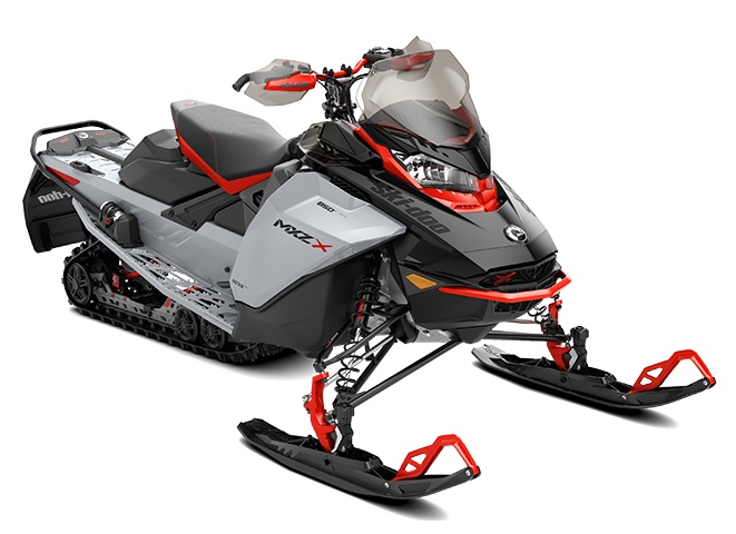 Ski-Doo MXZ X Rotax 600R E-TEC Gris catalyst / Noir 2022