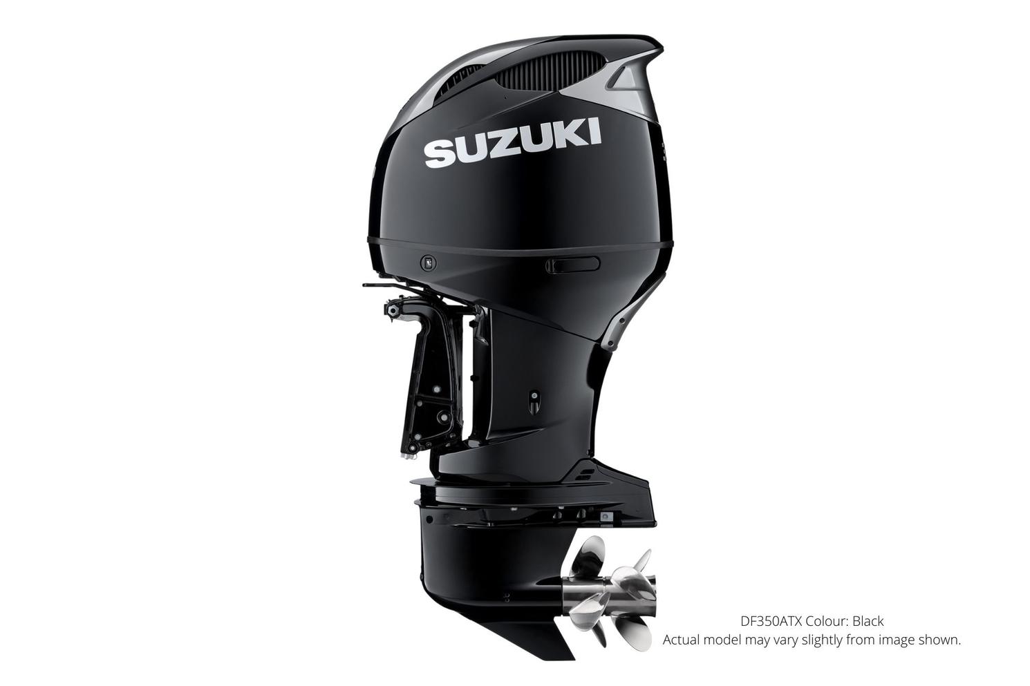 Suzuki DF350A 30" Shaft Drive Dual Prop Black 