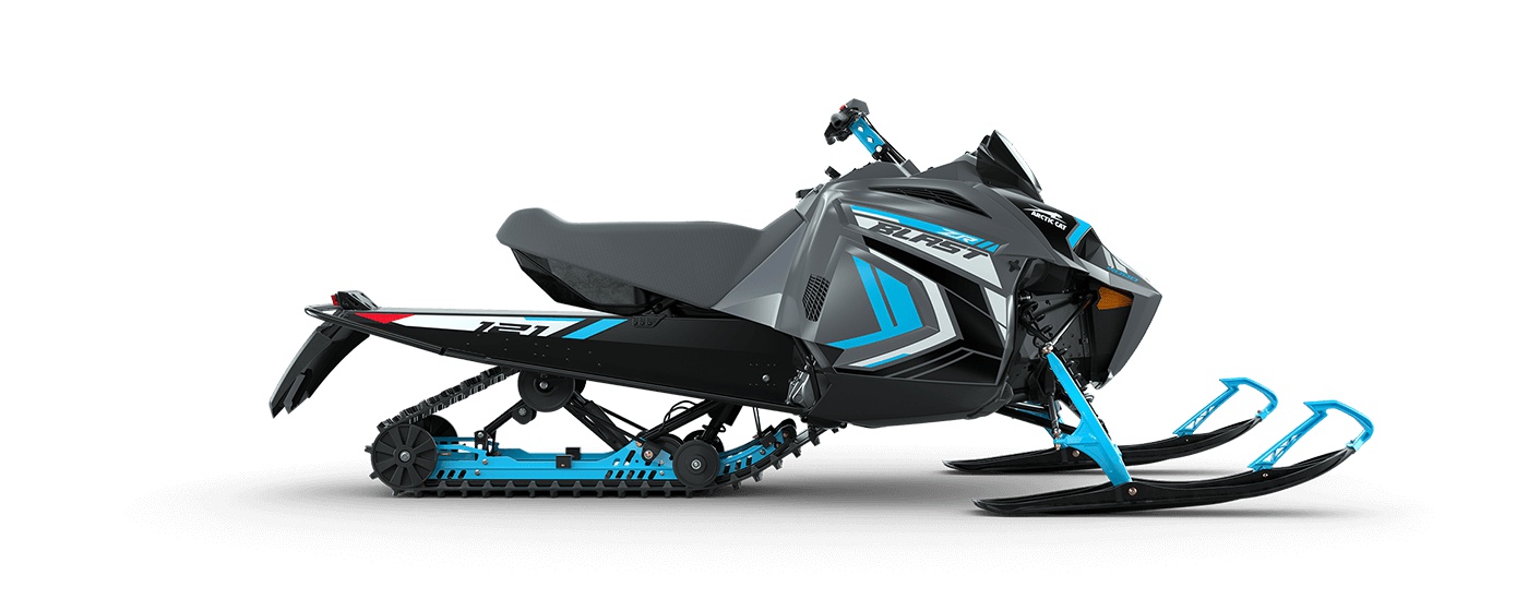 Arctic Cat BLAST ZR 4000 121 po/1,00 po Standard Turn-Key électrique AMS Charbon dynamique/Bleu Skye 2022