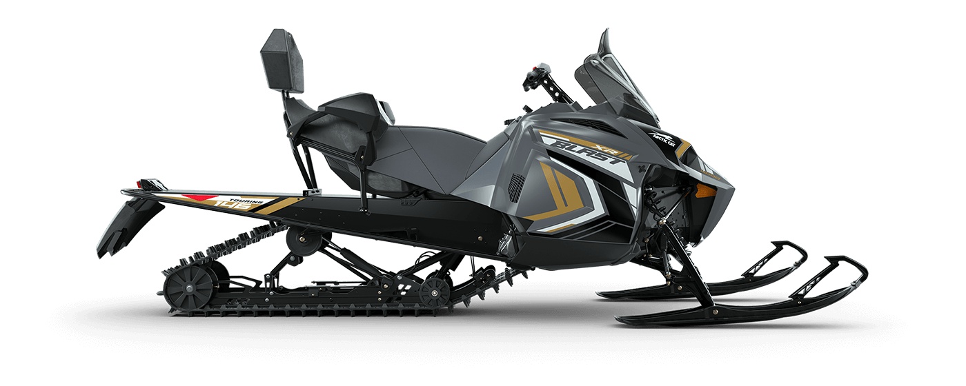 Arctic Cat BLAST XR 4000 Tourisme 146 po/1,25 po Ripsaw Turn-Key électrique AMS Charbon dynamique/Or 2022