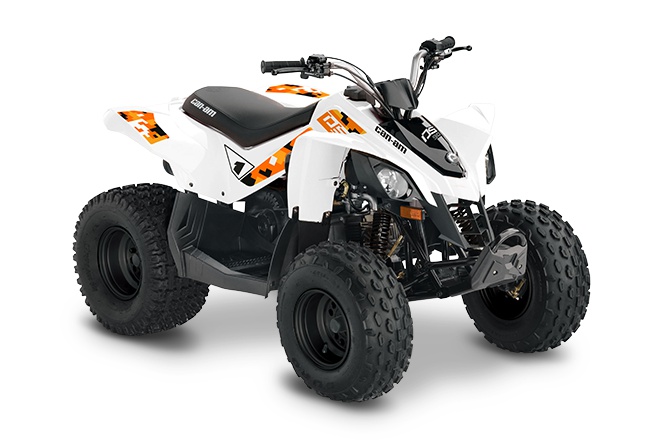 2022 Can-Am DS 90 White