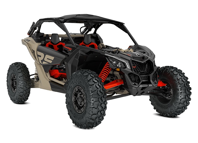 2022 Can-Am Maverick X3 X RS Turbo RR with Smart-Shox Desert Tan/Carbon Black/Can-Am Red