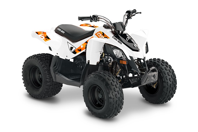 2022 Can-Am DS 70 White