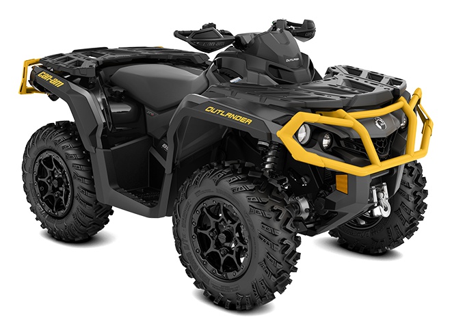 2022 Can-Am Outlander XT-P 1000R Iron Gray  Black/Neo Yellow