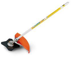  Stihl FS - KM Brushcutter with 4-Tooth Grass Blade - FS - KM with metal blade