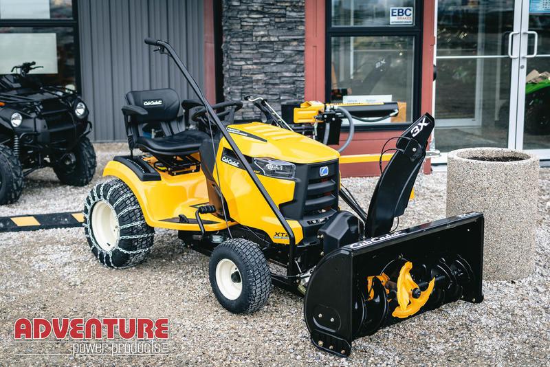 Used Cub Cadet XT2 SLX50" Lawn Tractor/Snowthrower Package Deal in Ile