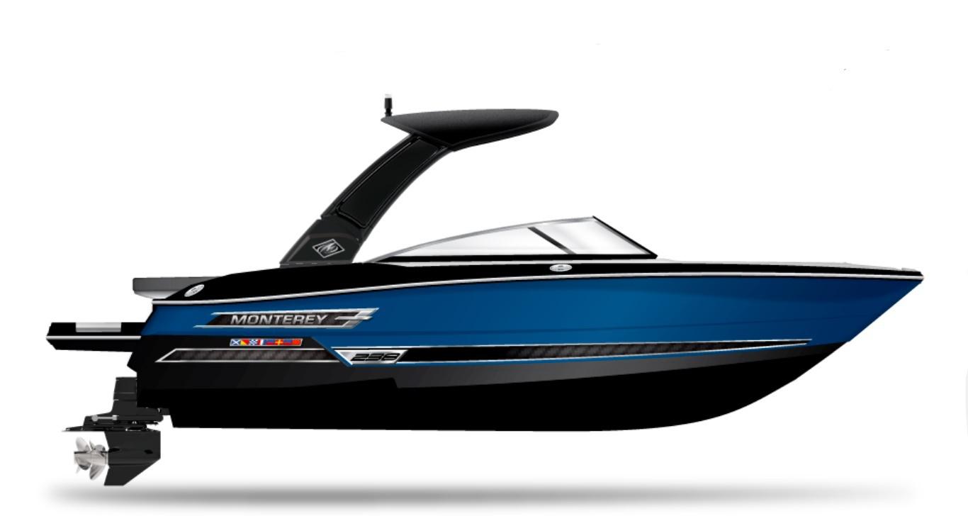 Monterey Boats 238SS BLEU ROYAL/ONYX 2021