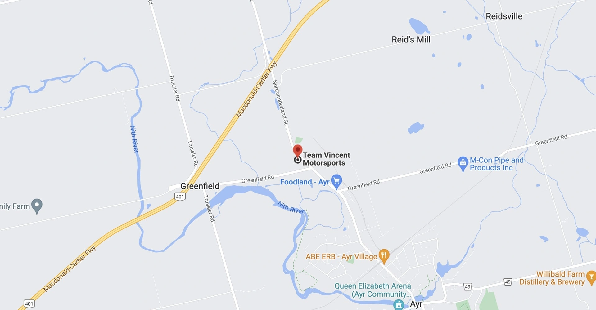 Team Vincent Motorsports Location Fr alt