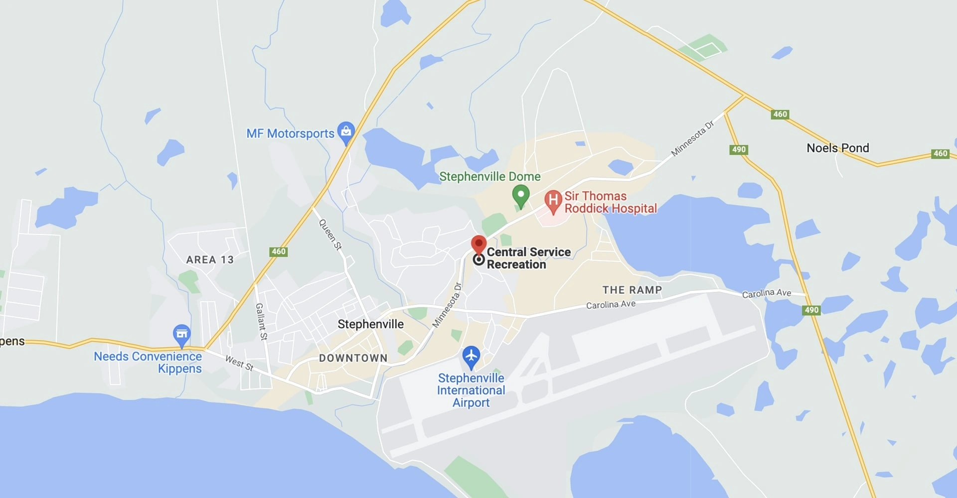 Central Service Recreation Location Es alt