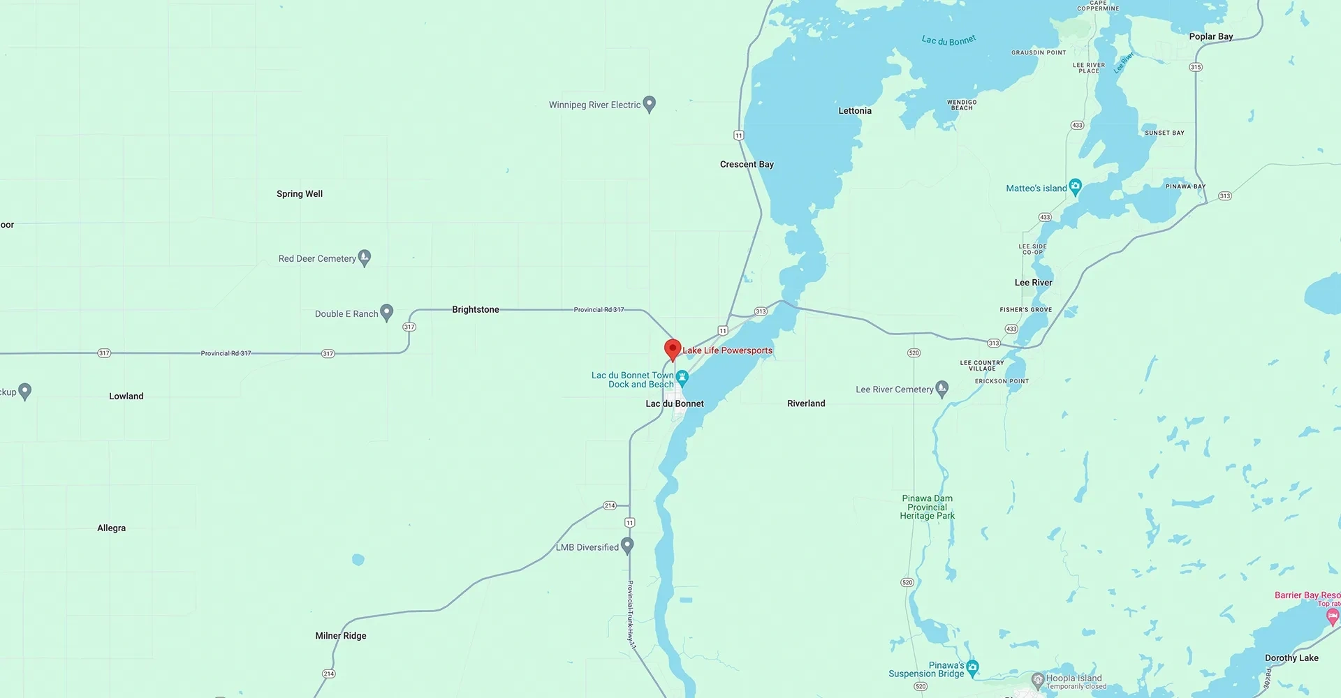 Lake Life Powersports Location En alt