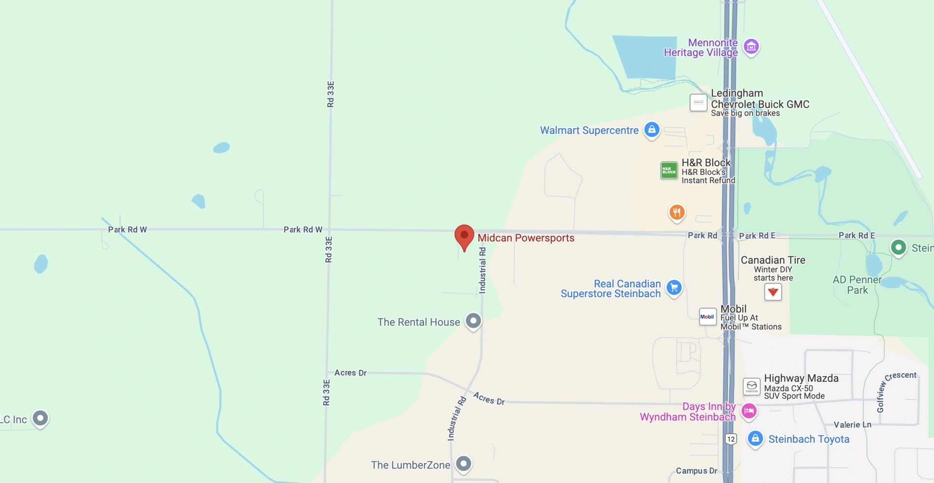 Midcan Powersports Location Es alt