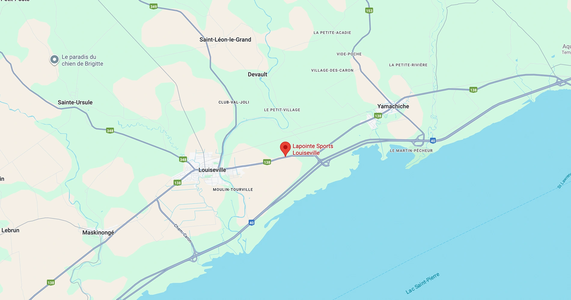 Lapointe Sports Louiseville Location En alt