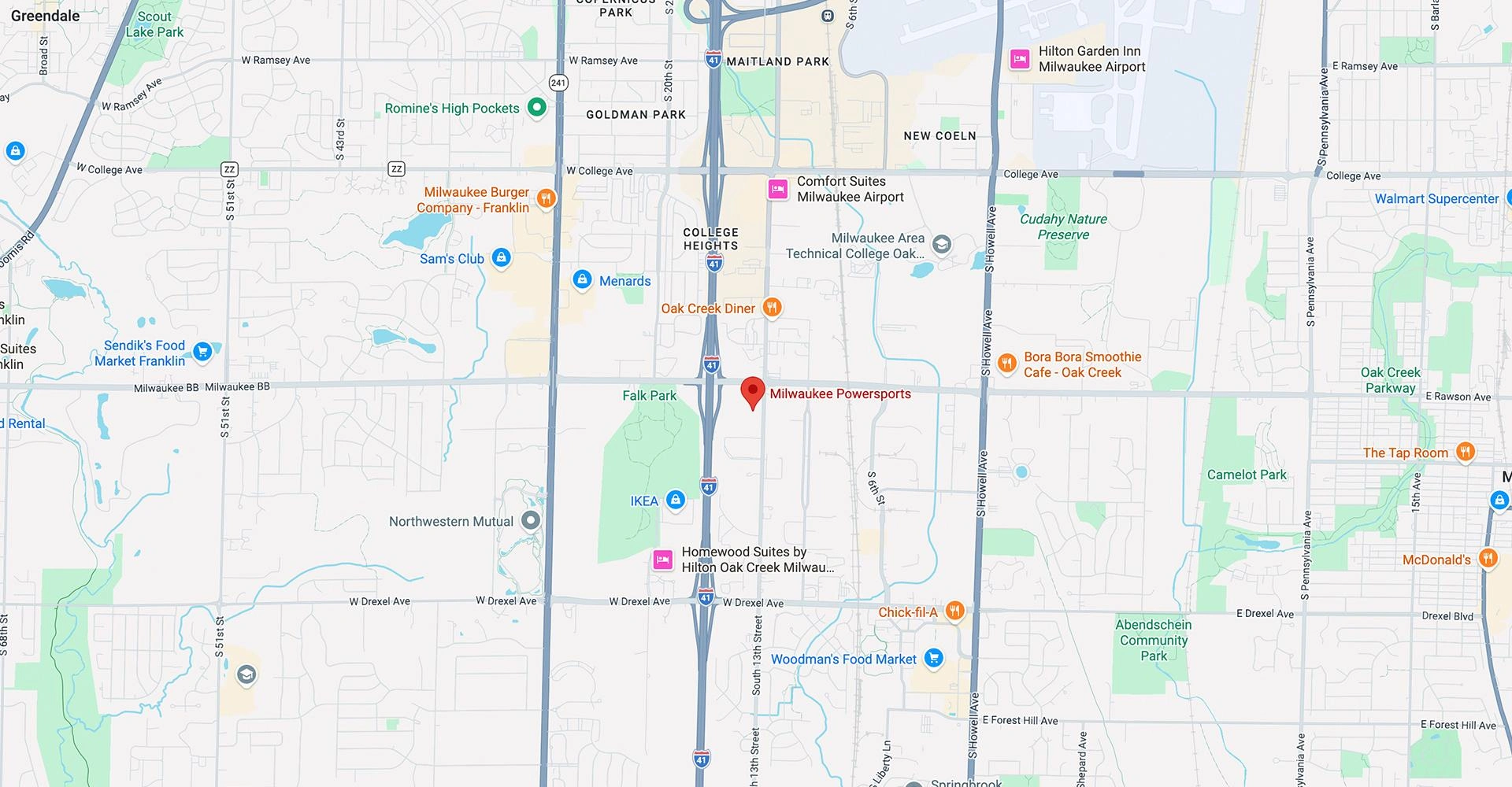 Milwaukee Powersports Location En alt