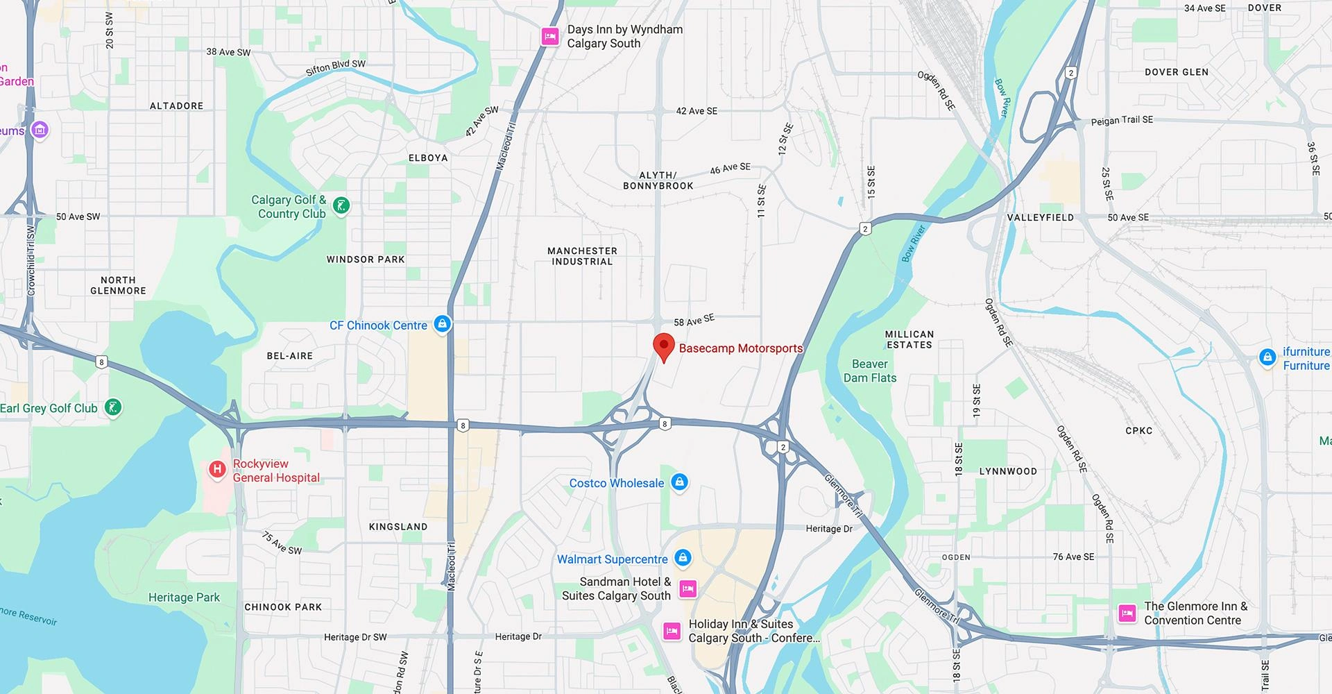 Basecamp Motorsports Location En alt