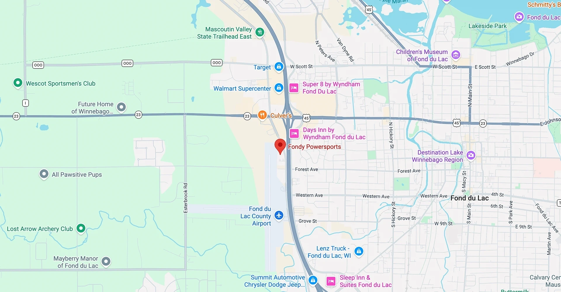 Fondy Powersports Location Es