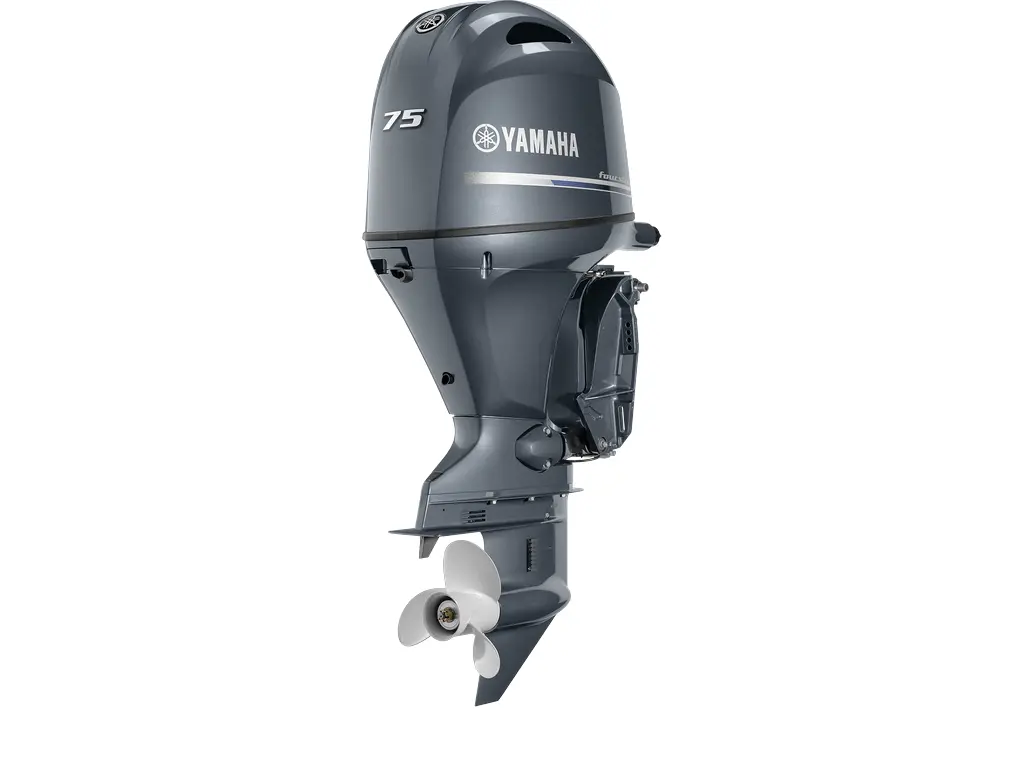 Yamaha F75 Bluish Gray Metallic