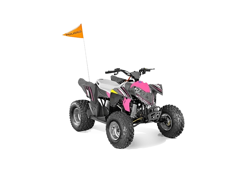 Polaris Outlaw® 110 EFI Outlaw® 110 EFI Avalanche Gray/Pink Power 2020 alt