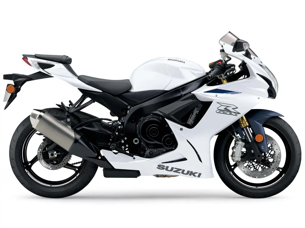 Suzuki GSX-R750 Blanc Perle Brillant 2021