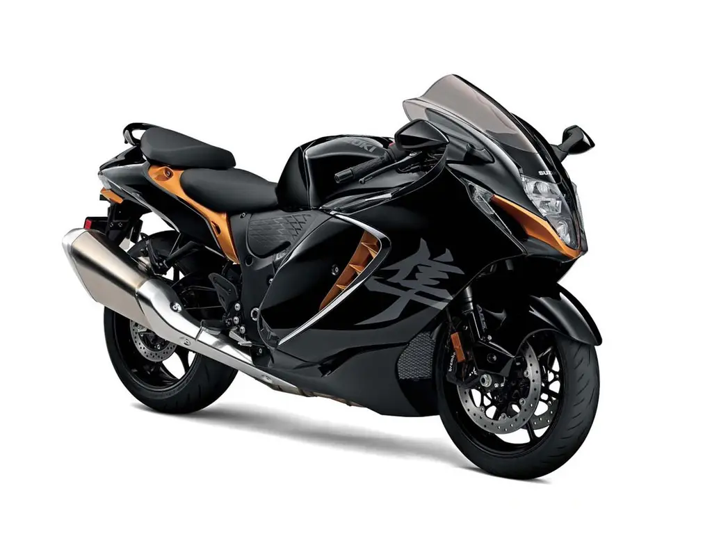 Suzuki Hayabusa Noir Scintillant - Or Brulé 2022