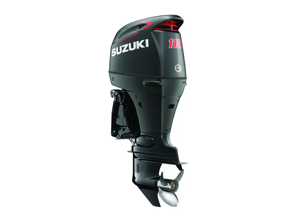 Suzuki DF115SS 20" Shaft Length Remote Power Tilt and Trim Black