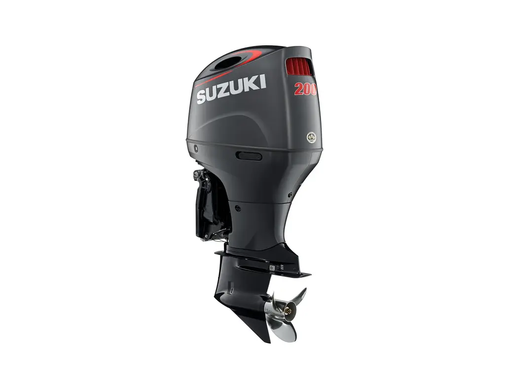 Suzuki DF200SS 25" Shaft Lenght PTT Matte Black