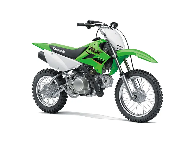 2022 Kawasaki KLX110R Lime Green