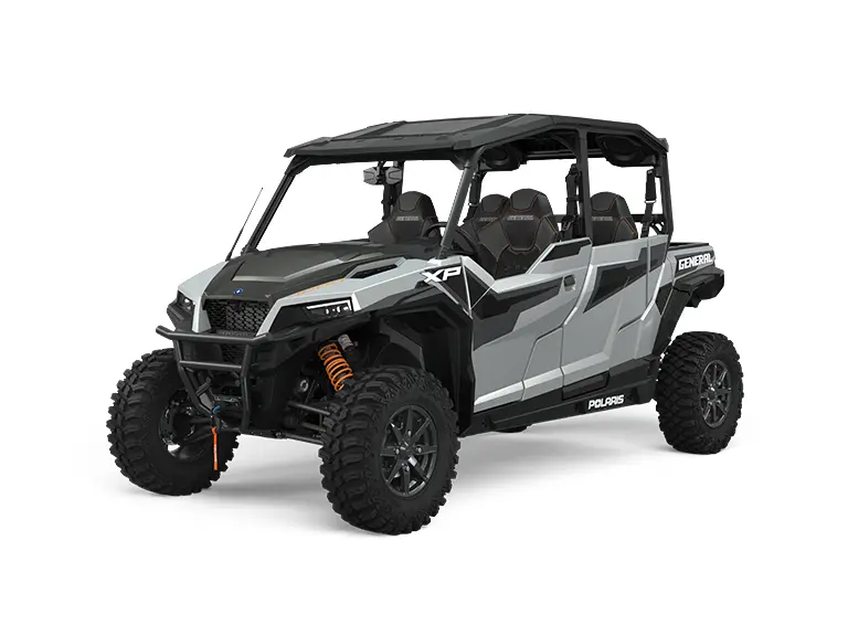 2022 Polaris GENERAL XP 4 1000 Deluxe Ride Command Edition Matte Ghost White Metallic