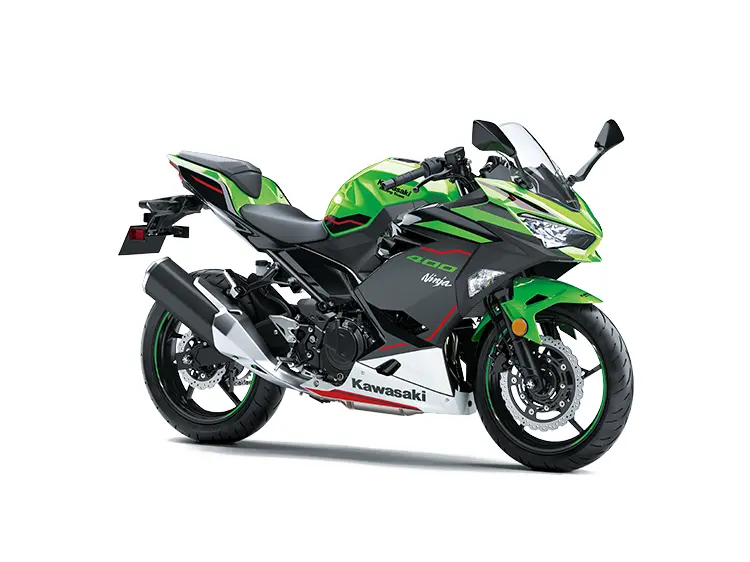 2022 Kawasaki NINJA 400 KRT EDITION Lime Green / Ebony / Pearl Blizzard White
