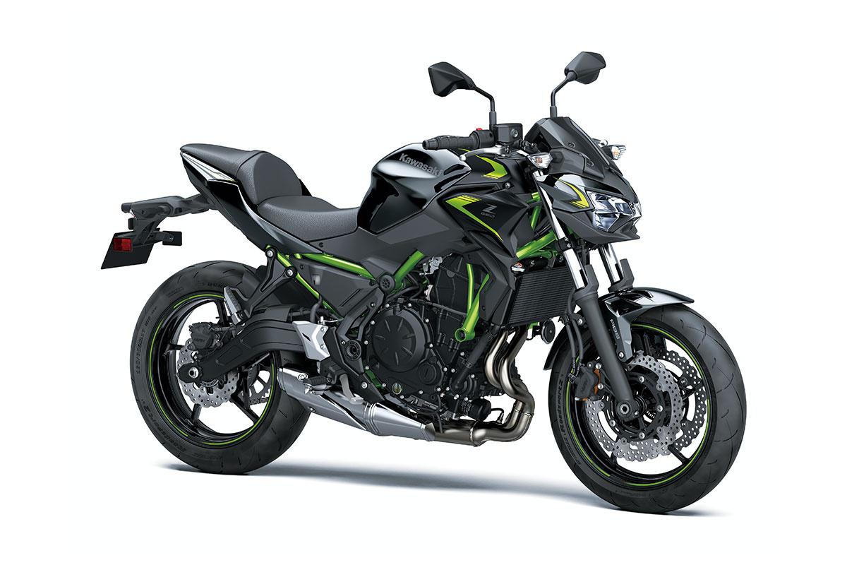 2022 Kawasaki Z650 Metallic Spark Black / Metallic Flat Spark Black