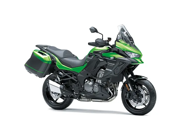2022 Kawasaki VERSYS 1000 LT Candy Lime Green / Metallic Spark Black