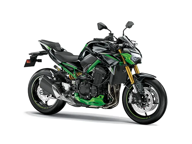 2022 Kawasaki Z900 SE Metallic Spark Black / Candy Lime Green
