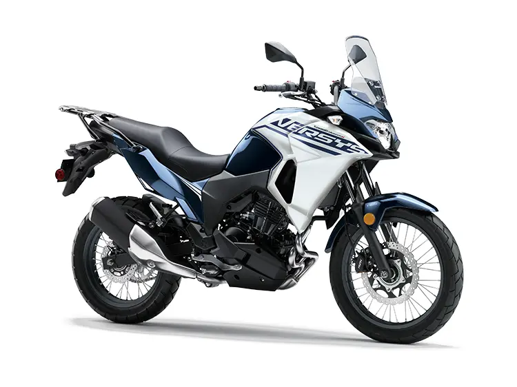 2022 Kawasaki VERSYS-X 300 Metallic Ocean Blue / Pearl Robotic White