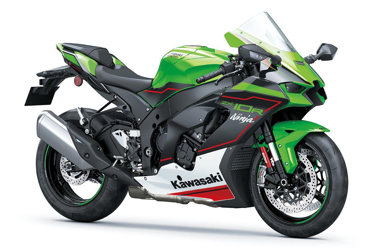 2022 Kawasaki NINJA ZX-10R KRT EDITION Lime Green / Ebony / Pearl Blizzard White
