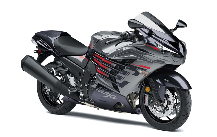 2022 Kawasaki NINJA ZX-14R Pearl Storm Gray / Metallic Diablo Black
