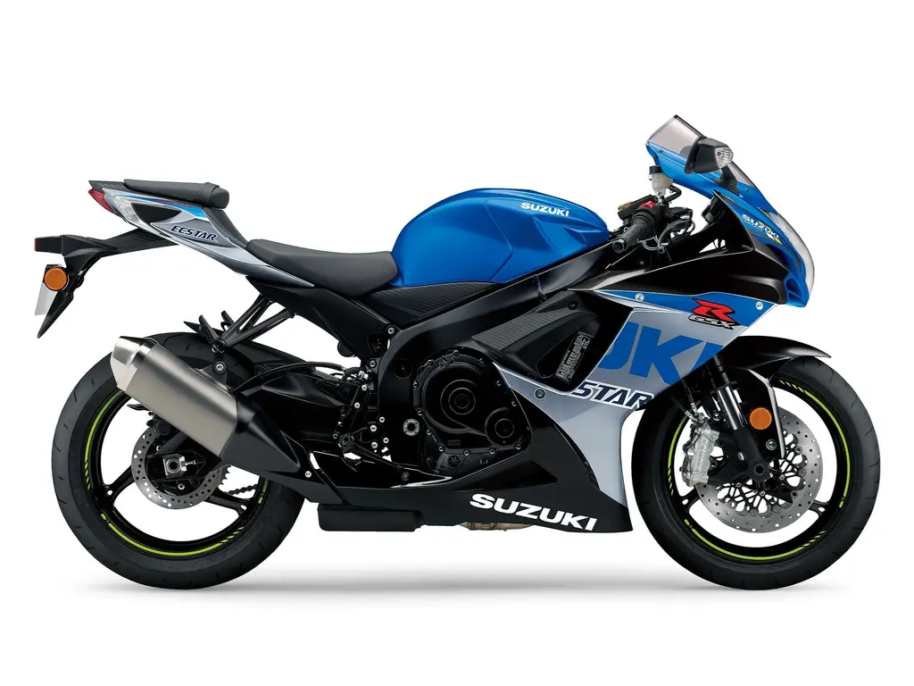 Suzuki GSX-R600 Bleu Triton Métallique – Argent Mystique Métallique 2022