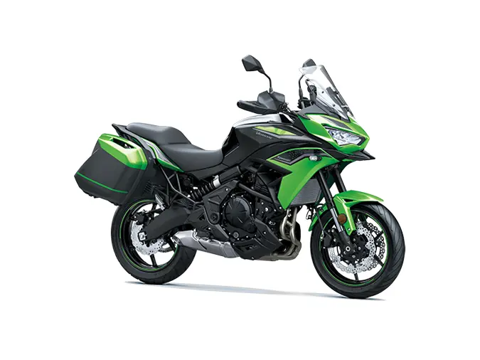 2022 Kawasaki VERSYS 650 LT Candy Lime Green / Metallic Flat Spark Black / Metallic Spark Black