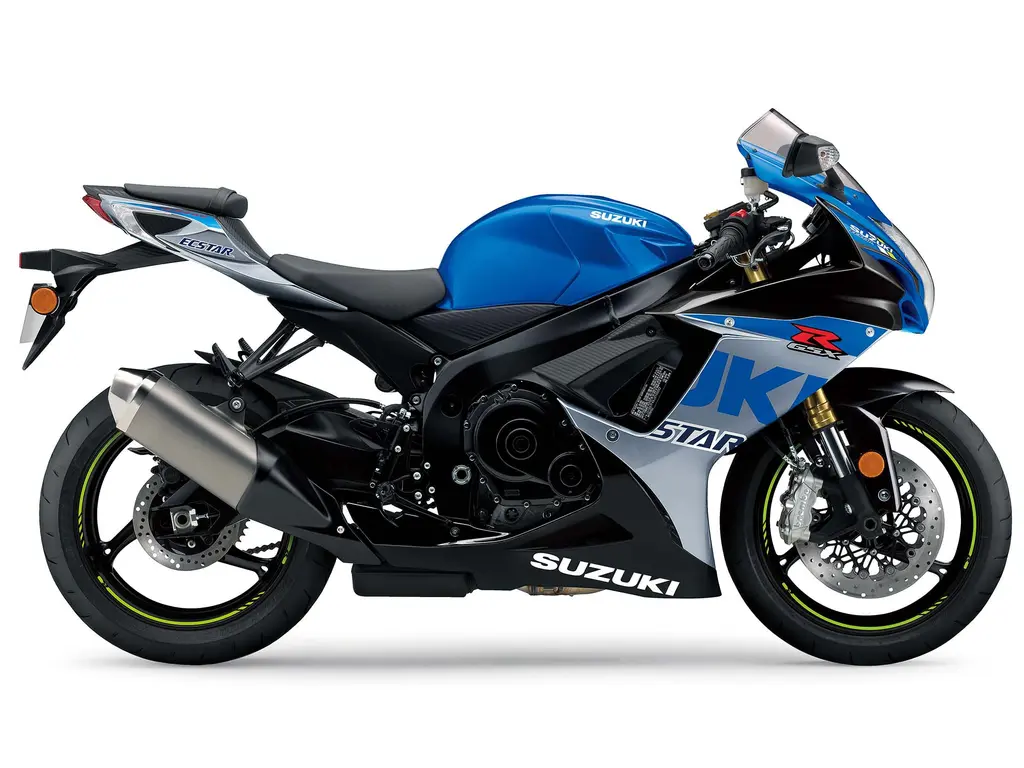 Suzuki GSX-R750 Bleu Triton Métallique – Argent Mystique Métallique 2022