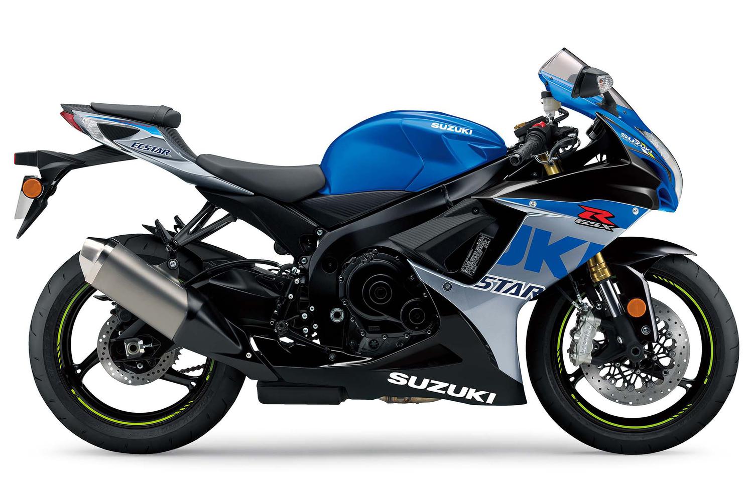 2022 Suzuki GSX-R750 Metallic Triton Blue / Metallic Mystic Silver