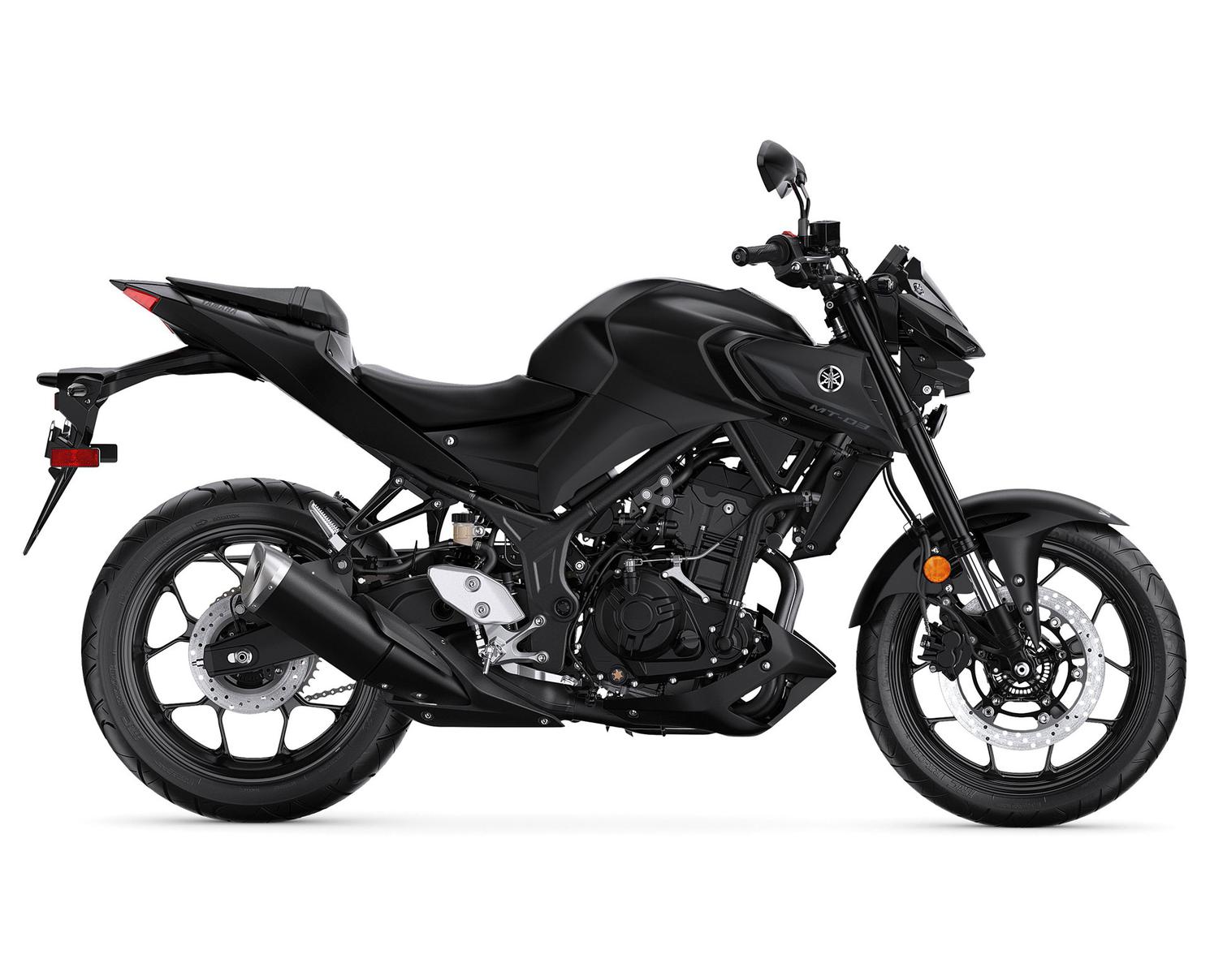 2022 Yamaha MT-03 Matte Stealth Black