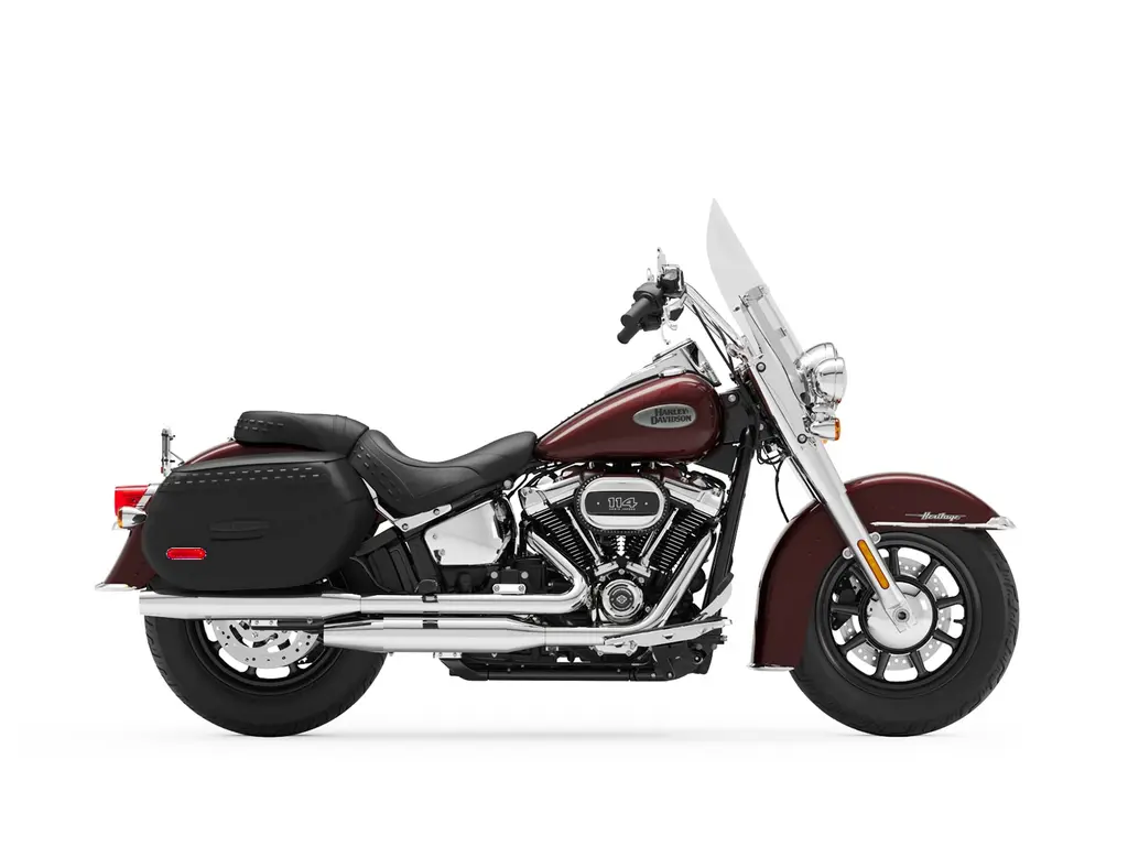 2022 Harley-Davidson Heritage Classic Midnight Crimson (Chrome Finish w/ Cast Wheels)